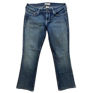 PRVCY Womens Bootcut Jeans Size 30 Blue Cotton Blend